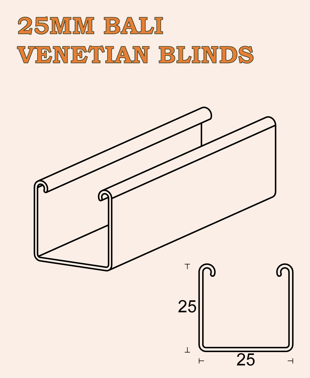 25MM BALI VENETIAN BLINDS